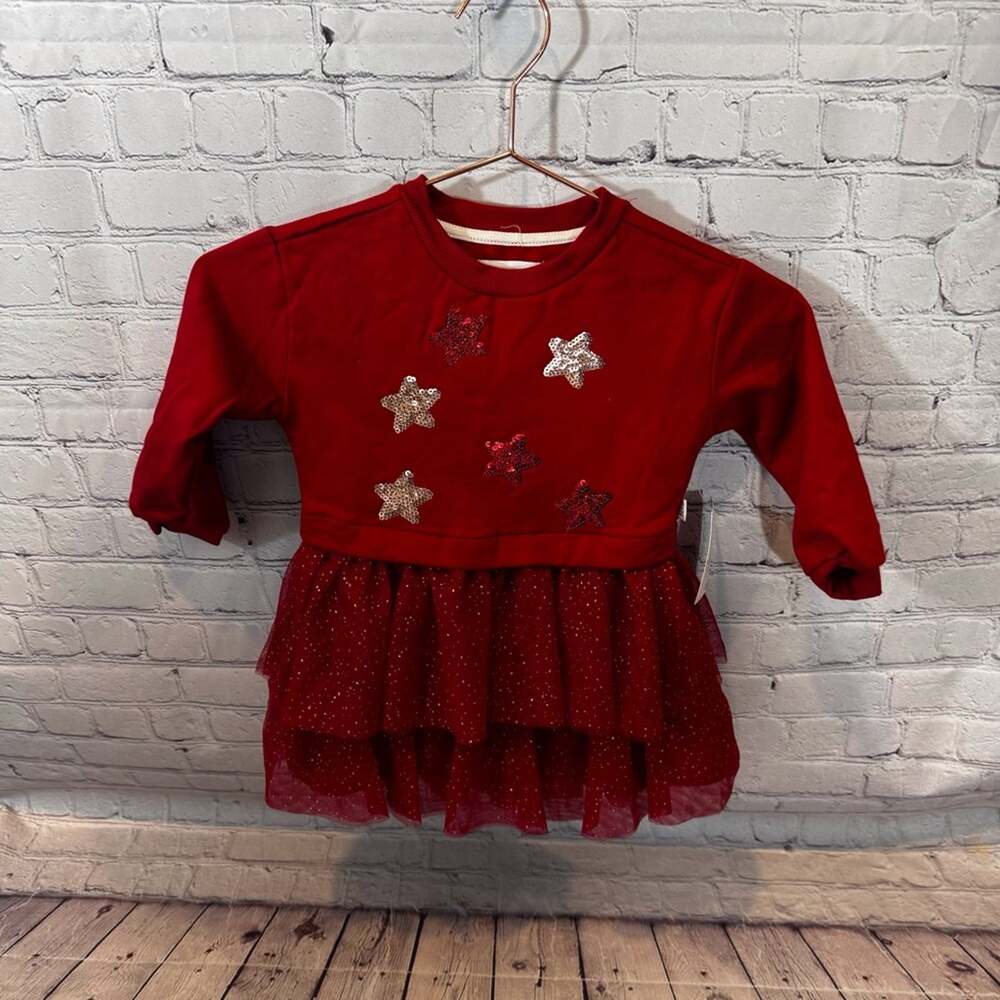 Sammy + Nat Star Pattern Holiday Dress